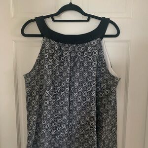 Jones New York Black and White Halter